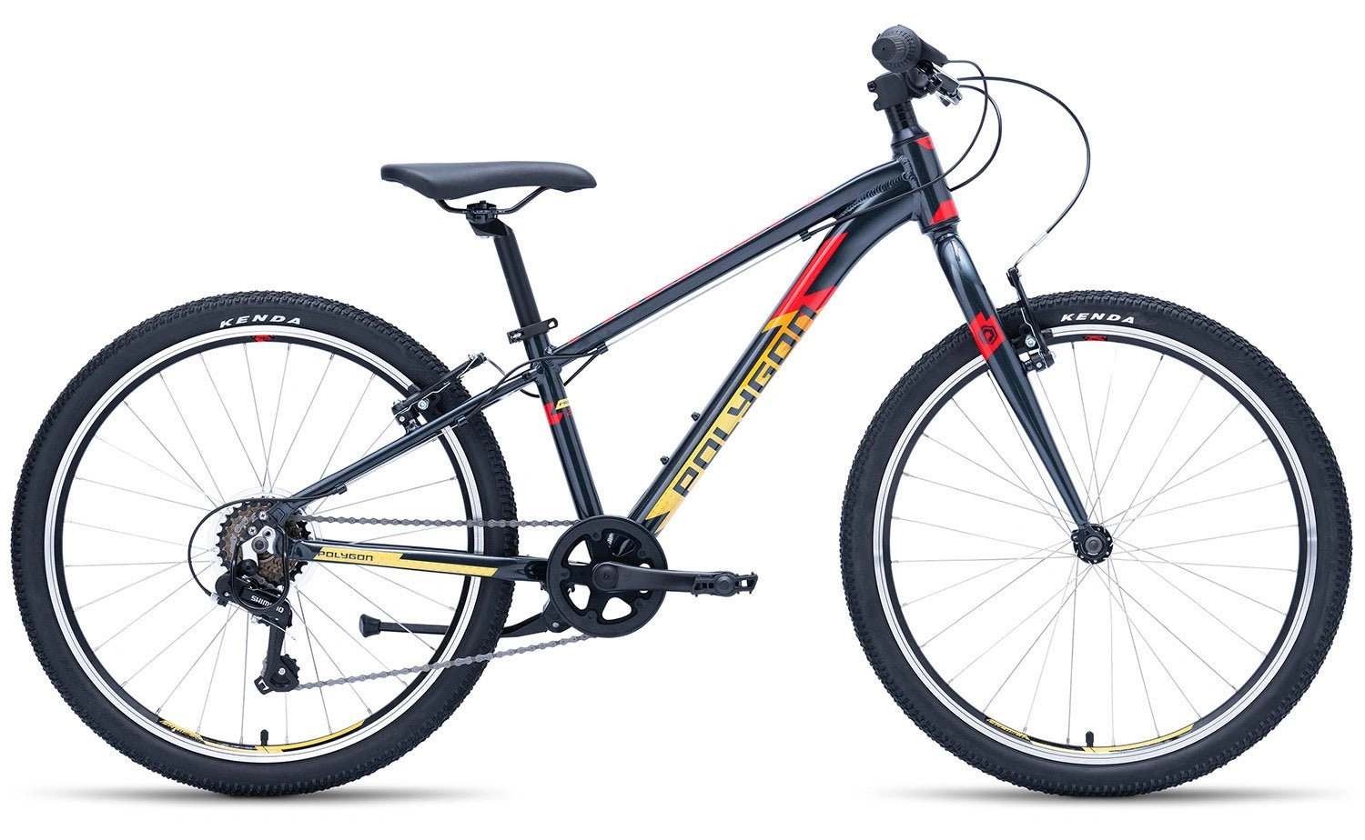 Polygon Premier 24 Ultraleicht Kinderfahrrad Anthrazit: Flitzer für kleine Abenteurer – Dein Kind wird es lieben!